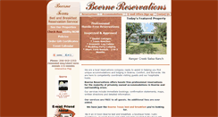 Desktop Screenshot of boernereservations.com