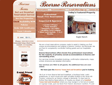 Tablet Screenshot of boernereservations.com
